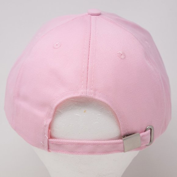 Breast Cancer Awareness Cap Pink Adjustable Strapback Embroidered Ribbon New Hat - Picture 6 of 9